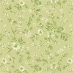 Marcus Fabrics - Buttercup & Blues - Viney Floral, Green