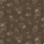 P & B Textiles - Lodge Life - Pinecone Linework Toss, Brown