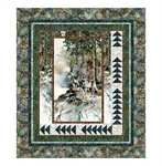 Northcott Pattern - In The Wild - Based on Lone Wolf  62^ x 72^