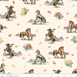 Riley Blake - Cowgirl - Main Print, Cream