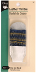 Dritz Thimble - Quilter's Leather Thimble - One Size Fits All