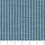 Northcott - Farmhouse Sampler - Ticking Sampler, Blue