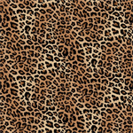 Blank Quilting - Skin Deep - Leopard Skin, Brown