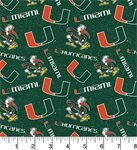 Sykel - College Prints - University of Miami, Green