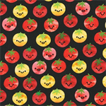 Robert Kaufman - Chili Smiles - Smiling Tomatoes, Black