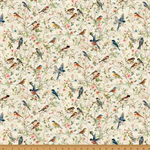 Hoffman California - Nestiing Hour - Scattered Birds, Cream