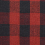 Dunroven House - Homespun - 1^ Buffalo Check, Red/Black