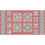 Blank Quilting - Honey Berries - 24^ Panel, Red