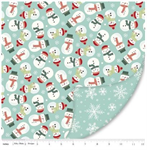 Riley Blake - Double Lush Velvet - The North Pole, Aqua