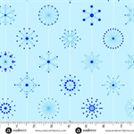 Andover - Century Prints - Deco Frost - Snowflakes, Arctic