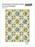 Quilting Treasures Pattern - Chickadees & Sunshine Quilt - 59^ x 78.5^