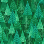 Robert Kaufman - Festive Fauna - Tonal Trees, Evergreen