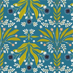 Quilting Treasures - Serenade - Floral, Burst