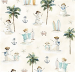 Hoffman California - Seas & Greetings - Snowmen & Palm Trees, Sand