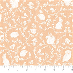 Northcott - Woodland Adventures - Animal Damask, Light Rust