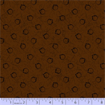 Marcus Fabrics - Primitive Traditions - Dashed Circles, Brown
