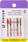Singer - Universal Ball Point Yellow Band Needles - 5 pk, Size 90/14