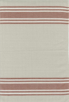Moda - Vista Toweling - 18^ Hemmed Edge Stripe, Rust