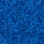 Blank Quilting - Jot Dot, Dark Blue