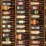 Quilting Treasures - Cork & Barrel - Wine Bottle Stripe, Multi