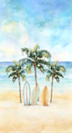 Hoffman California - Seas & Greetings - 24^ x 43^ Beach Panel, Paradise