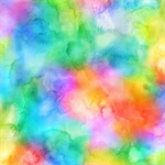 Hoffman - Painted Prism - Spectrum Digital Print, Cloudy Rainbow