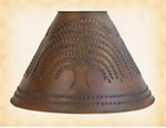 LAMP SHADE - TIN (WILLOW TREE) PUMKIN SPICE 12^