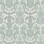 Quilting Treasures - Le Fleur - Damask, Light Green