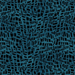 Benartex Traditions - Go With The Flow - Mosaic Shards, Dark Teal