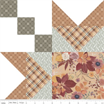 Riley Blake - 107/108^ Evening on the Prairie - Garden Cheater Quilt, Cloud