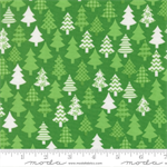 Moda - Snow Time - Christmas Trees, Evergreen