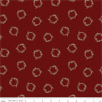 Riley Blake - Huckleberry Saltbox - Wreathes, Mahogany