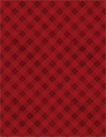 Wilmington Prints - Snowy Gnomies - Plaid, Red
