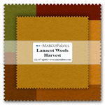 Marcus Fabrics - Lanacot Wool, 12 - 10^ Squares, Harvest