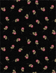 Wilmington Prints - Rosewood Lane - Flower Flurry, Black