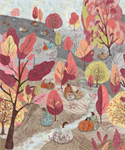Studio E - Free Falling - Pumpkin Hill Running Yardage, Storm