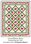 Quilting Pattern - Constellation Roses - 68^ x 83^