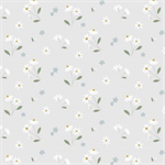 Lewis & Irene - Floral Song - Daisies Dancing, Pale Grey