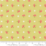 Moda - In The Garden - Dotted Sprig, Light Green