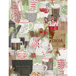 Wilmington Prints - Hot Cocoa Bar - Packed Cocoa Bar, Green