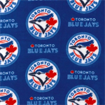 Fabric Traditions - MLB Fleece - Toronto Blue Jays, Royal Blue