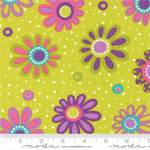 Moda - Pick Me - Flower Power, Lime