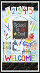 Wilmington Prints - School Is Cool - 24^ Panel, Multi