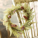 Candle Ring - Prickly Pine 12^, Moss