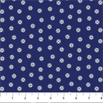 Patrick Lose - Bear Hugs Flannel - Snowflakes, Blue