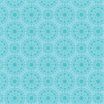 Benartex Traditions - Among the Wildflowers II - Meadowsweet, Aqua