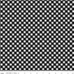 Riley Blake - Beehive State - Gingham, Black