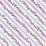 Lumin Fabrics - Sweet Honey Bee - Ticking Stripe, Purple