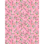 Wilmington Prints - Dahlia Botanica - Small Floral, Pink
