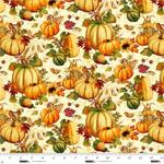 Studio E - Autumn Fields - Pumpkins, Cream